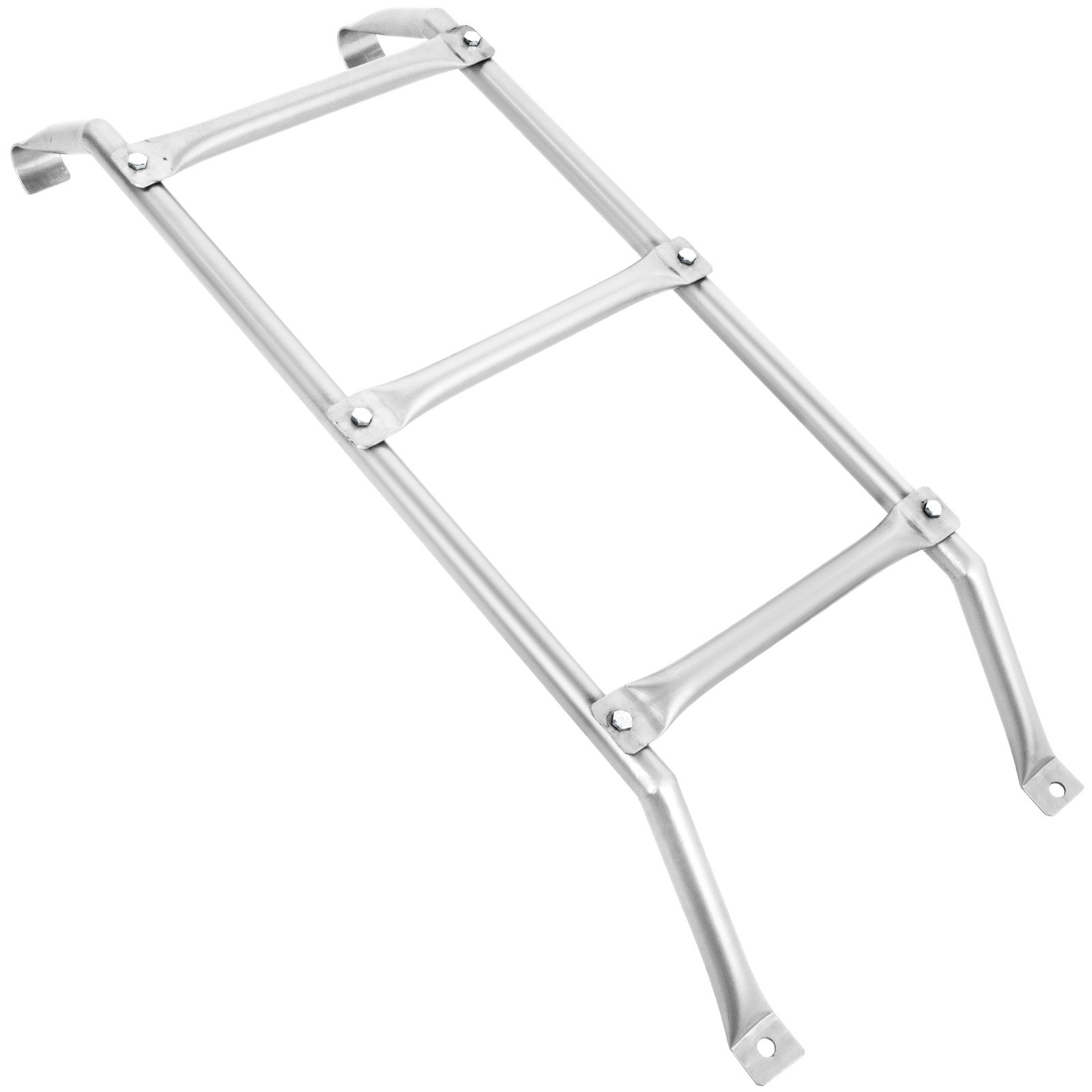 VEVOR egress ladder with metal rungs and mounting brackets.