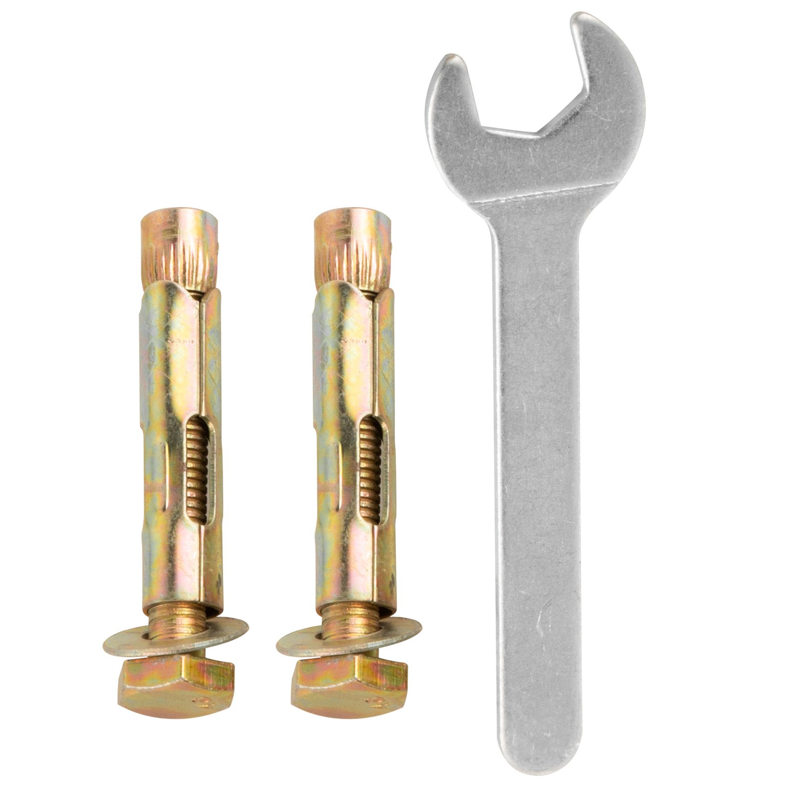 bolts and wrench for VEVOR egress ladder installation
