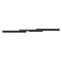 VEVOR - Guías para cajones bajo encimera de 61 cm, extensión completa con rodamientos de bolas, capacidad de carga de 118 kg, resistentes, para reemplazo DIY, color negro