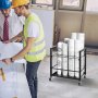 Ράφι αποθήκευσης σχεδίων VEVOR, θήκη σχεδίων 12 θέσεων με ρόδες, κινητό μεταλλικό καρότσι αποθήκευσης σχεδίων για αφίσα χάρτη, αρχιτεκτονικό σχέδιο κατασκευής, οργανωτής αρχείων σε ρολό για σπίτι, γραφείο, σχολείο