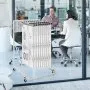 Suporte para plantas móveis VEVOR, suporte para plantas com 12 suportes giratórios, suporte para plantas móveis com altura e comprimento ajustáveis, suporte para pôsteres para escritório e casa (somente suporte sem grampos)