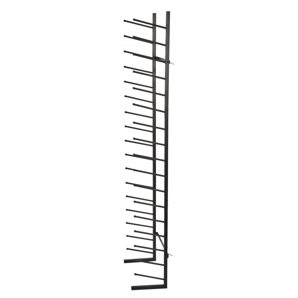 VEVOR Blueprint Storage Rack, Hanging Poster Display Rack 16-Tier, Vertical Blueprint Roll File Holder 2 Rolls/tire, Roll File Storage Rack for Blueprint Map Poster