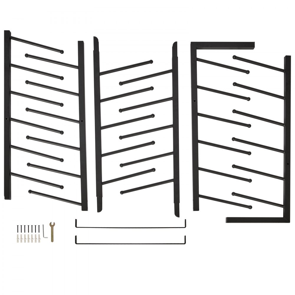VEVOR Blueprint Storage Rack, Hanging Poster Display Rack 16-Tier, Vertical Blueprint Roll File Holder 2 Rolls/tire, Roll File Storage Rack for Blueprint Map Poster