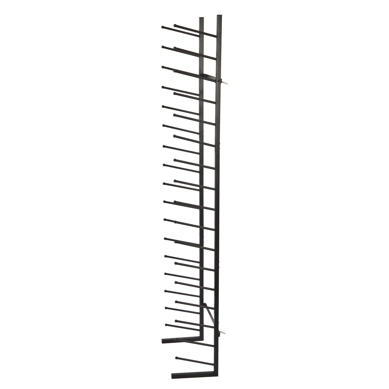 VEVOR Blueprint Storage Rack, Hanging Poster Display Rack 16-Tier, Vertical Blueprint Roll File Holder 2 Rolls/tire, Roll File Storage Rack for Blueprint Map Poster