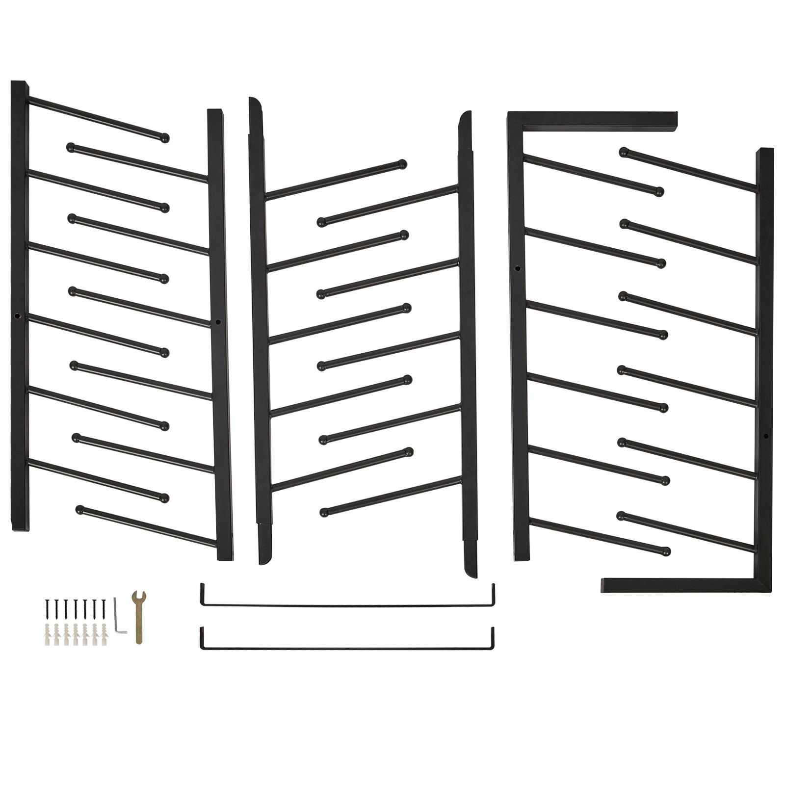 VEVOR Blueprint Storage Rack, Hanging Poster Display Rack 16-Tier, Vertical Blueprint Roll File Holder 2 Rolls/tire, Roll File Storage Rack for Blueprint Map Poster