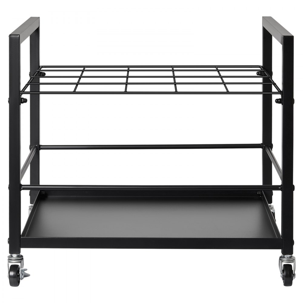 VEVOR Blueprint Storage Rack, 20 Slots Blueprint Holder with Wheels, Mobile Metal Blueprint Storage Cart for Map Poster Architectural Construction Plan, Roll File Organizer for Home, Office, School