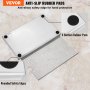 VEVOR Beer Drip Tray, 304 Stainless Steel Kegerator Drip Trays with 4 Non-Slip Rubber Pads and Detachable Cover, Heat / Cold Resistant Beer Tower Drip Pan for Bar Restaurant Coffee Shop Home