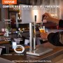 VEVOR Kegerator Tower Kit, Dual Taps Beer Conversion Kit, Ανοξείδωτος ατσάλι Keg Beer Tower Dispenser με ρυθμιστή διπλού μετρητή W21.8 & S-System βαρελίσκο, δίσκος σταγόνας μπύρας για Party Home