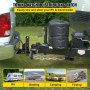 VEVOR Weight Distribution Hitch, 1400 lb Tongue Capacity Load Leveling Hitch with Sway Control, 2-5/16" Ball & 8" Drop/Rise & 4 Chains & Universal Frame Bracket, No-Bounce No-Sway Trailer Towing