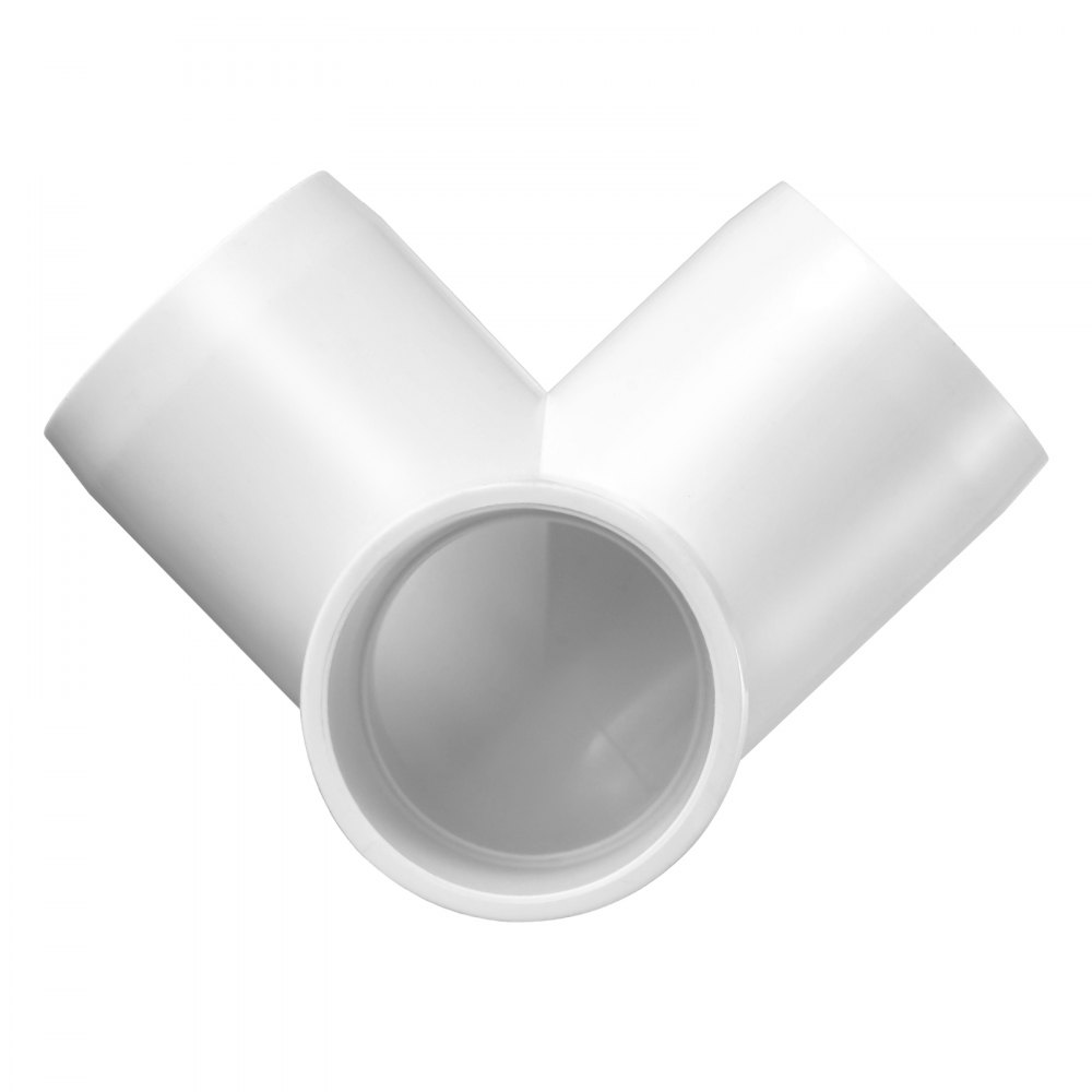 VEVOR 3-Way PVC Fittings, 1-inch PVC Pipe Joints Elbow Connector, 10-Pack Furniture Grade PVC Tee Fittings for DIY Storage Rack, Animal Cage, Pool or Garden Support Frame, Impact & Weather-Resistant