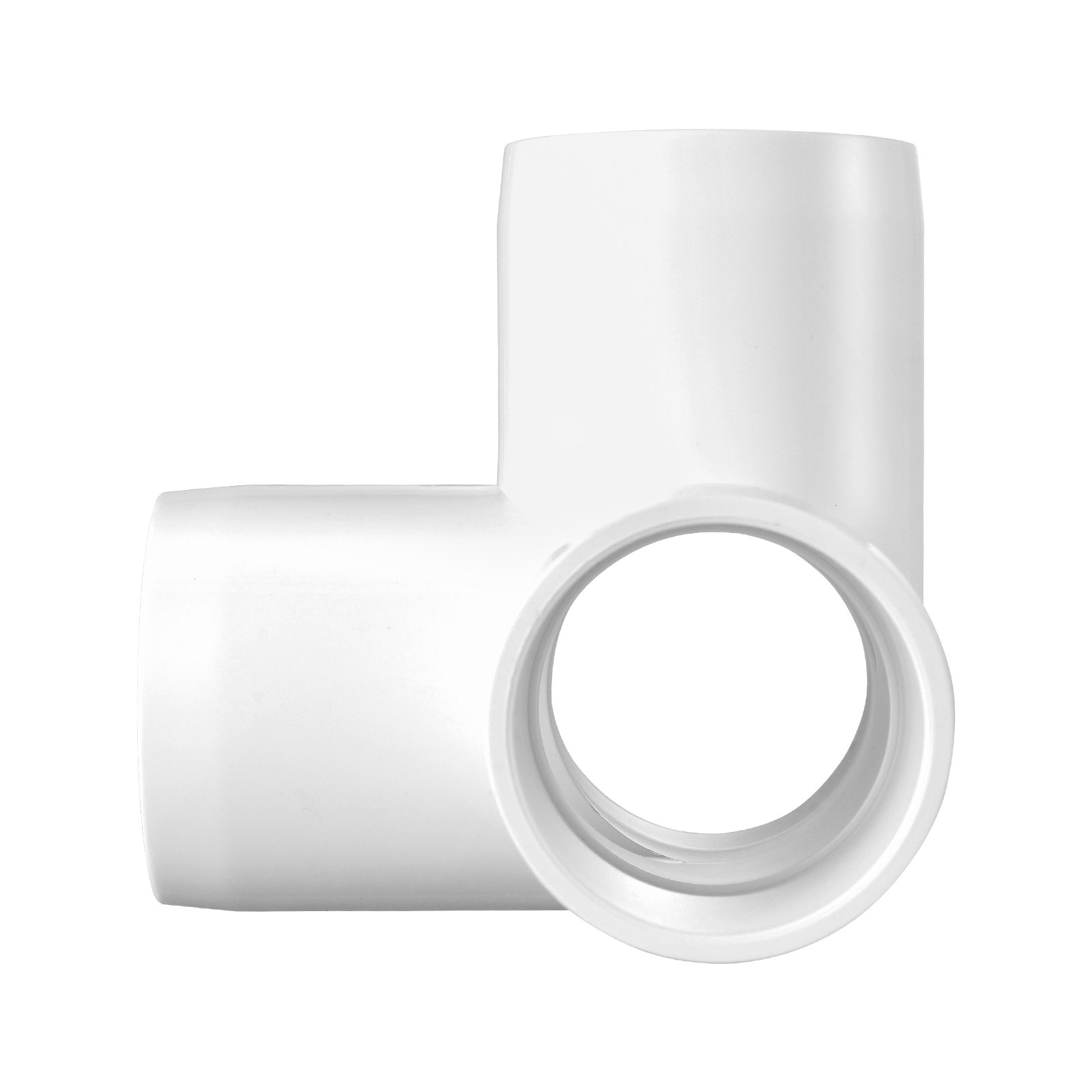 VEVOR 4-Way PVC Fittings, 1-inch PVC Pipe Joints Elbow Connector, 10-Pack Furniture Grade Pipe Corner Connectors for DIY Storage Rack, Animal Cage, Garden Support Frame, Impact & Weather-Resistant