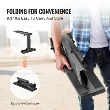 Estabilizador de escalera plegable VEVOR de 23,4 L x 11,4-18 in de alto con superficie de apoyo