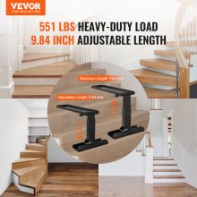 VEVOR Ladder Levler 29.8 L x 11.4-18 in H Support Surface Folding Stabilizer