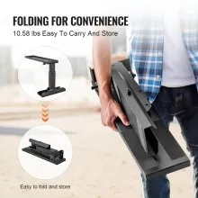 Estabilizador de escalera plegable VEVOR de 29,8 L x 11,4-18 in de alto con superficie de apoyo