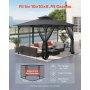 VEVOR Replacement Mesh Gazebo Netting Screen for 10x10x 6.7 ft Patio, Net Only