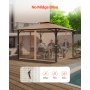 VEVOR Replacement Mesh Gazebo Netting Screen for 10x10x7 ft Patio, Net Only