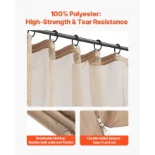 Replacement Mesh Gazebo Netting Screen for 10x12x7.3 ft Outdoor Patio, Net Only