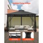 VEVOR Replacement Mesh Gazebo Netting Screen for 10x13x6.8 ft Patio, Net Only