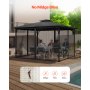 VEVOR Replacement Mesh Gazebo Netting Screen for 10x13x6.8 ft Patio, Net Only