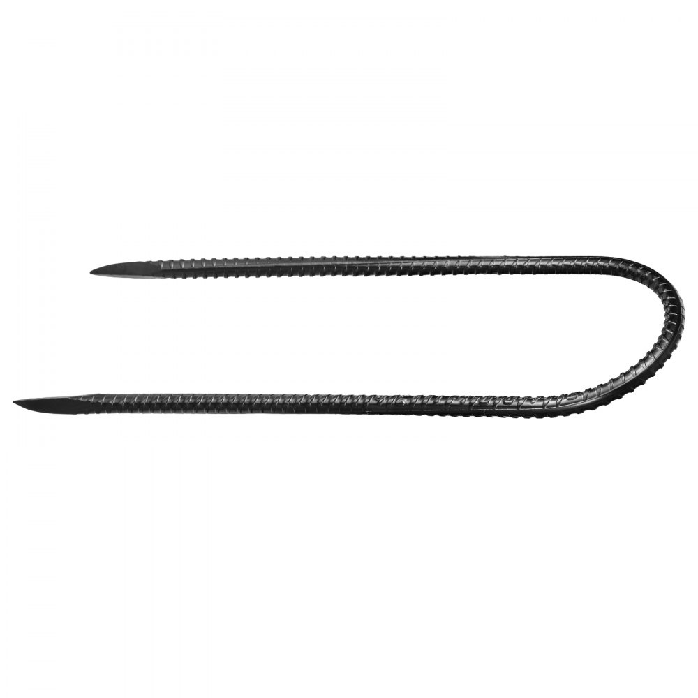 VEVOR 12-Inch 8 Pack Rebar Stakes 304,8x82,04 mm Heavy Duty U Shape Galvanized Ground Anchors