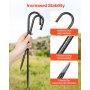 16-Inch 24 Pack Rebar Stakes Heavy Duty J Hook Galvanized Steel Ground Anchors
