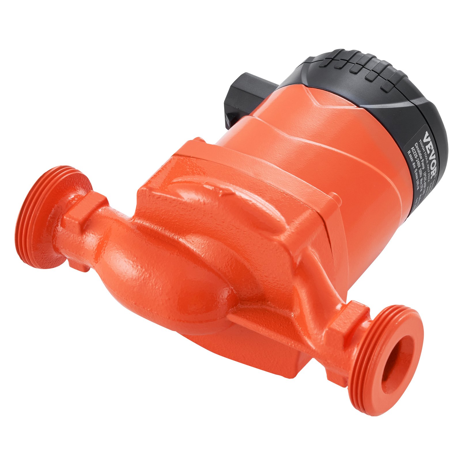 VEVOR LPS25-4BP-180 Hot Water Recirculating Pump, 220V, 22W 50 L/min High Efficiency Circulator Pump, EMC Automatic Water Circulation Pump 38 mm(1.5") Threaded NPT Circulator Pump for Water Heater System
