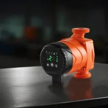 VEVOR LPS25-6BP/130 High Efficiency Circulator Pump, 58 LPM, 4 M Max Lift Cast Iron Hot Water Recirculating Circulation Pump, Threaded Connection, Check Valve, Quiet Operation, for Home Heating System