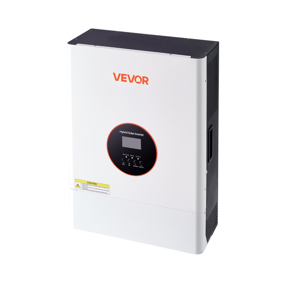 VEVOR 6000W 48V Hybrid Solar Inverter, 120V/240V Split Phase, Built-in 120A MPPT Solar Controller, Low Frequency Pure Sine Wave Power Inverter Charger, for Lead Acid Lithium Battery Off-Grid Systems