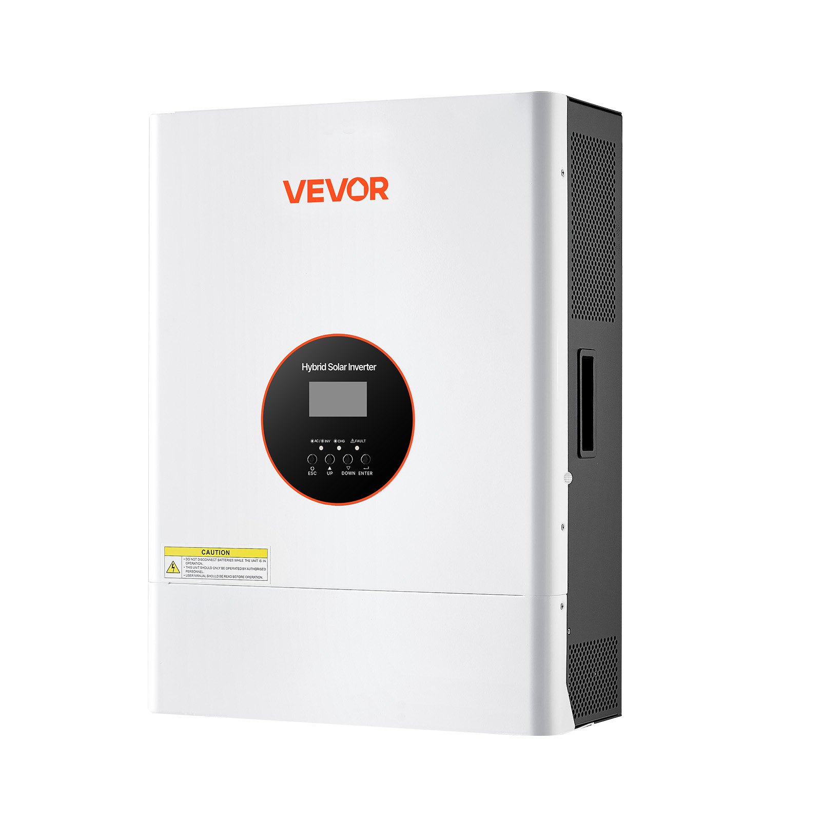 VEVOR 6000W 48V Hybrid Solar Inverter, 120V/240V Split Phase, Built-in 120A MPPT Solar Controller, Low Frequency Pure Sine Wave Power Inverter Charger, for Lead Acid Lithium Battery Off-Grid Systems
