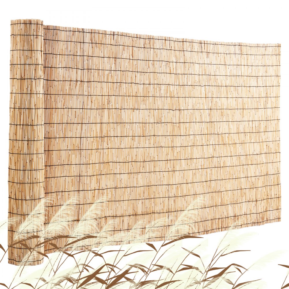 VEVOR Reed Gjerde Bakgård Landscaping Personvern Blind gjerdeskjerm 16,4" x 5,5