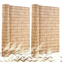 VEVOR 2-pack Reed Fence Landscaping Privacy Blind Fence Screen 16,4' x 4'