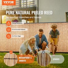 VEVOR Reed Fence Backyard Landscaping Privacy Blind Fence Screen 9,8' x 3,3'