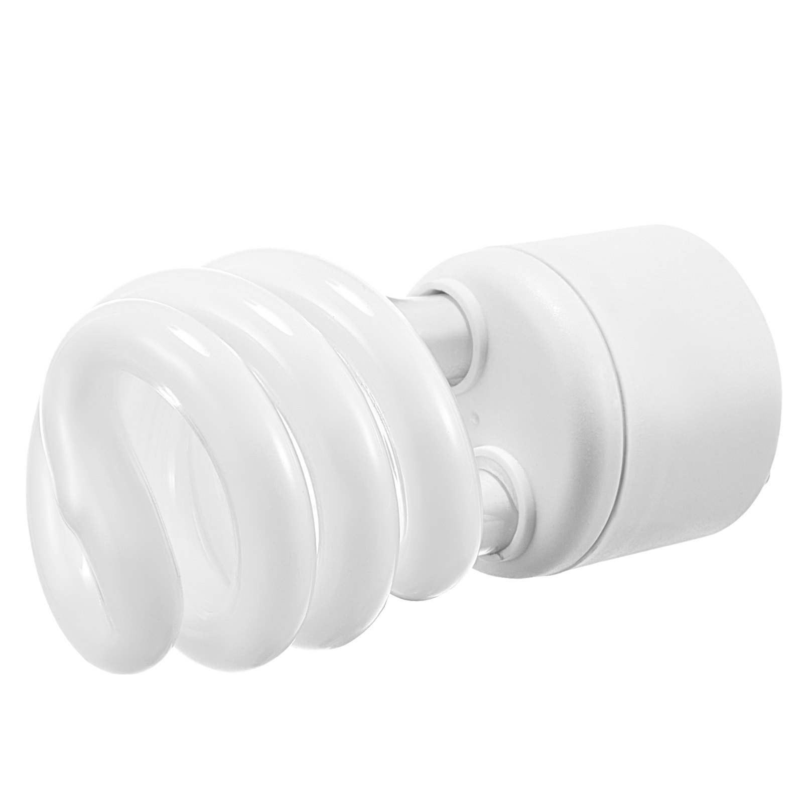 VEVOR 4-Pack CFL Light Bulbs, 13W Compact Fluorescent Spiral Bulbs with 2700K Warm Light, 900lm Luminous Flux, Twist and Lock GU24 Base, Ideal for Bedrooms, Study Rooms, Living Rooms, Commercial Use
