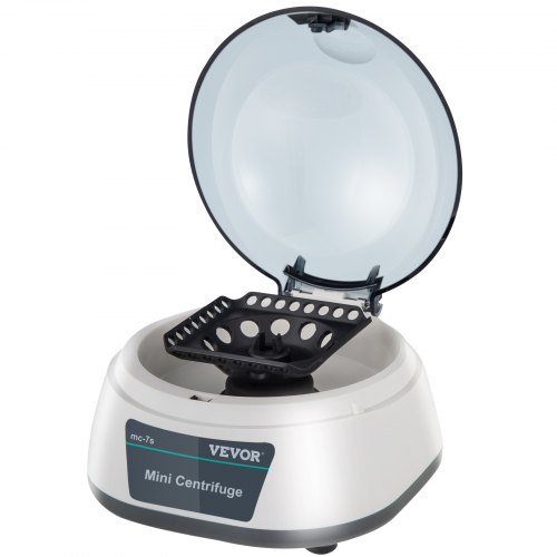 VEVOR Centrifuge, 7000RPM Fixed Speed Lab Centrifuge Machine, Max. 3286xg RCF Scientific Mini Centrifuge, with 2 in 1 Rotor, fits 0.2/0.5/1.5/2mL Tubes with 0.2/0.5mL Adapters, for Liquid Samples