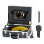 Cámara de alcantarillado VEVOR con localizador de 512 Hz, 50 m (165 pies), cámara de inspección de drenaje de 9 pulgadas con autonivelación, zoom de 36X, cámara de plomería con luces de 12 LED, tarjeta de 32 GB, cámara impermeable IP68 para tuberías de conductos.