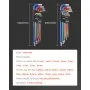 VEVOR Hex Key Allen Wrench Set, 22 pcs SAE (0.050-3/8 in) and Metric (1.5-10 mm), Color Coding Allen Wrenches Sets with Ball End, Long Arm L-Shaped Hex Key for Bicycle, Household, Automobile Repair