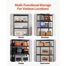 VEVOR Storage Shelves 5 Tier Adjustable Heavy Duty Garage Shelving Unit 2000 lbs