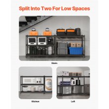 Storage Shelves 5 Tier Adjustable Heavy Duty Garage Shelving Units 2500 lbs