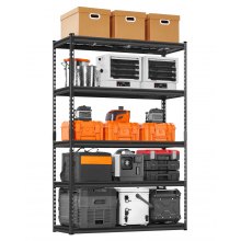 VEVOR Storage Shelves 5 Tier Adjustable Heavy Duty Garage Shelving Unit 1134 kg