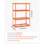 Storage Shelves 4 Tier Adjustable Heavy Duty Garage Shelving Units 2400 lbs