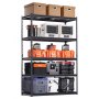 VEVOR Storage Shelves 5 Tier Adjustable Heavy Duty Garage Shelving Unit 1361 kg