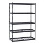 VEVOR Storage Shelves, 3000 lbs, 5 Tier Heavy Duty Garage Shelving, 20" D x 48" W x 72" H Adjustable Metal Shelves for Industrial Shelving Unit Utility Shelf, for Kitchen, Warehouse, Basement, Black