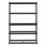 VEVOR Storage Shelves, 3000 lbs, 5 Tier Heavy Duty Garage Shelving, 20" D x 48" W x 72" H Adjustable Metal Shelves for Industrial Shelving Unit Utility Shelf, for Kitchen, Warehouse, Basement, Black
