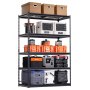 VEVOR Storage Shelves 5 Tier Adjustable Heavy Duty Garage Shelving Unit 1361 kg