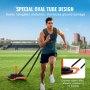 Weight Power Pull Sled Fitness Strength Speed Training Sled Steel Orange