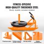 Weight Power Pull Push Sled Fitness Strength Speed Training Sled Orange