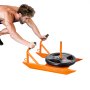 Weight Power Pull Push Sled Fitness Strength Speed Training Sled Orange