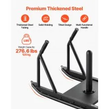 Weight Power Pull Push Sled Workout Fitness Strength Speed Training Sled Black