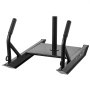 VEVOR Weight Training Pull Sled, Fitness Strength Speed Training Sled with Handle, Steel Power Sled Workout Equipment for Athletic Exercise & Speed Improvement, Suitable for 1"&2" Weight Plate, Black