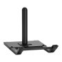 VEVOR Weight Sled, Steel Power Sled, Fitness Strength Training Sleds for Athletic Exercise Speed Improvement, Workout Fitness Equipment with Harness, Compatible with 25/51 mm Weight Plates, Black